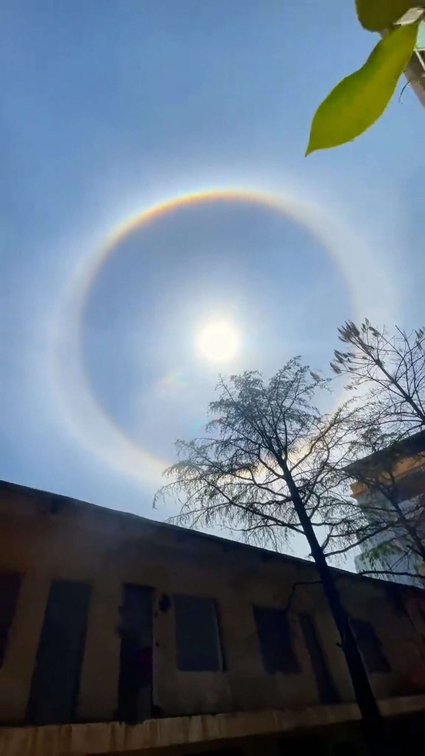 Solar Halo Like Eye In Sky Appears Over China